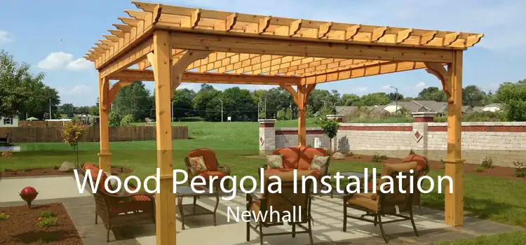 Wood Pergola Installation Newhall