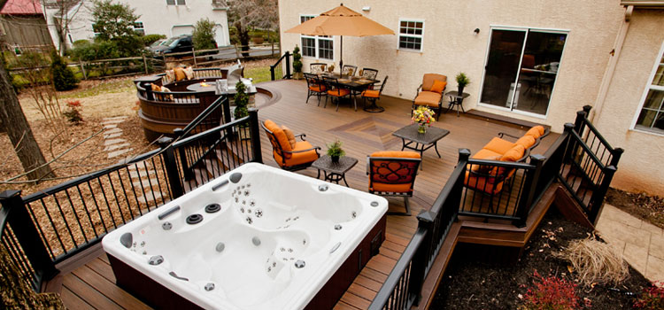 Creative Custom Decks Design in Newhall, CA